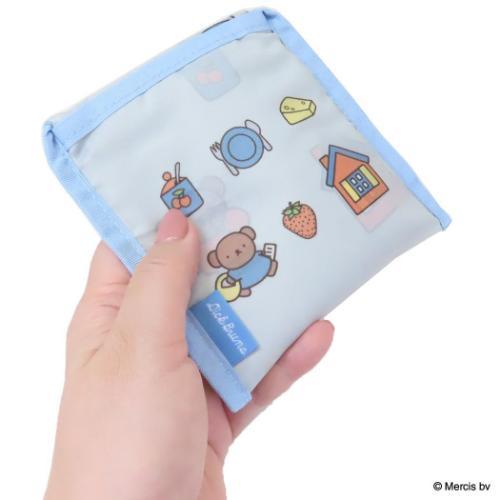 miffy 米菲小兔 折疊購物袋 S號|迪克布魯納設計|可愛便攜環保袋|折疊收納超輕巧|日本人氣限定