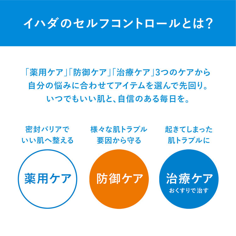 資生堂 IHADA 藥用美白護膚三步驟|敏感肌適用|高精製凡士林添加|化妝水 乳液 修護霜