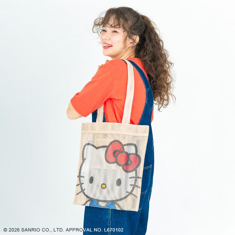 👜 CoWRAP × Sanrio 聯名網眼托特包｜雙面設計・夏日必備時尚單品