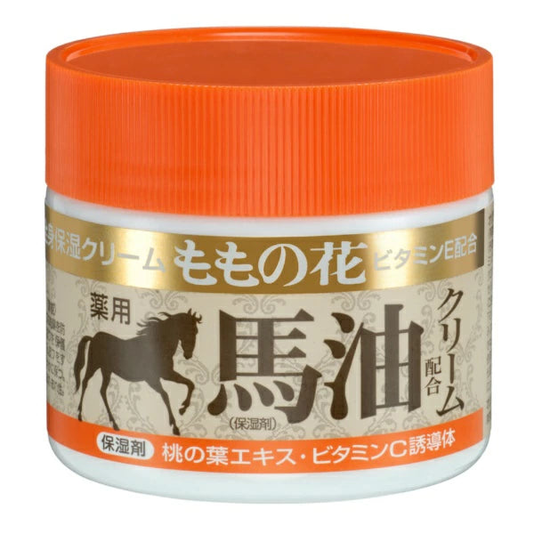 ももの花 薬用馬油保濕霜 70g｜乾燥肌・肌荒れ対策・家族共用馬油護膚乳霜