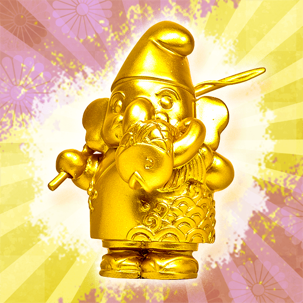 金光閃閃《吉ゾウ君七福神：恵比寿天》｜超強金運祈願款｜招財・開運・商業繁盛・樂透好運一次帶回家！（特別祈願日：12/21 天赦日×一粒萬倍日×甲子日）