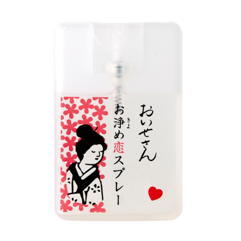 日本お浄め恋スプレー17ML｜愛緣香氛淨化噴霧｜茉莉花×玫瑰天竺葵×薰衣草精油｜淨化空間、引緣招桃花｜隨身浪漫噴霧裝
