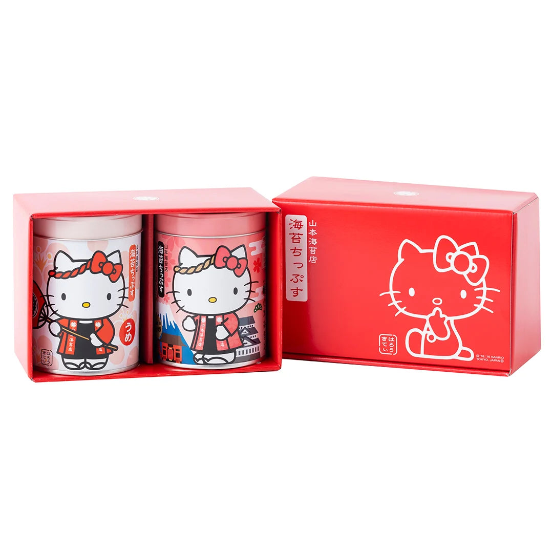 山本海苔店 × Hello Kitty 夾心海苔脆片｜2缶禮盒組話題新品