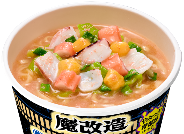 🍜【日清魔改造杯麵系列】9/8 全新上市！四款瘋味杯麵：鍋物醬油、Garlic Mayo 咖哩、明太奶酪海鮮、蝦醬辣番茄