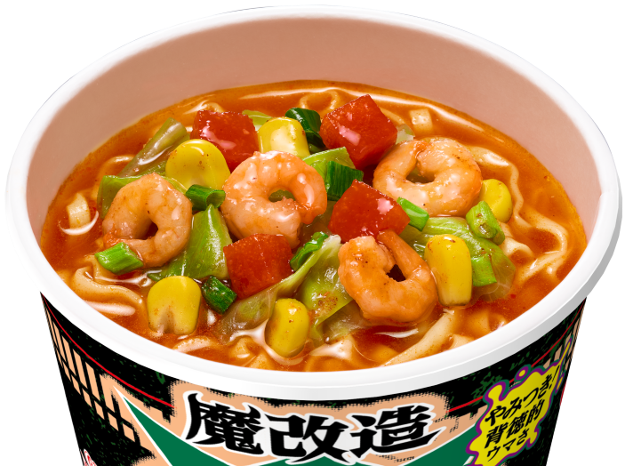 🍜【日清魔改造杯麵系列】9/8 全新上市！四款瘋味杯麵：鍋物醬油、Garlic Mayo 咖哩、明太奶酪海鮮、蝦醬辣番茄