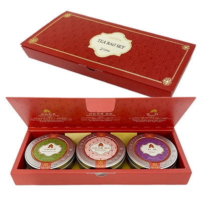 LUPICIA｜白桃系列茶葉禮盒 紅茶×烏龍茶×煎茶 3入TEA BAG SET
