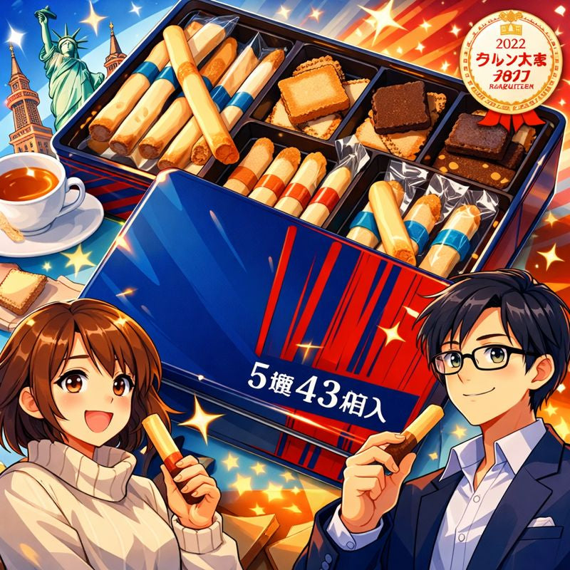 YOKU MOKU 日本限定經典雪茄蛋捲綜合禮盒｜5種43入｜日本高級伴手禮・年節送禮首選