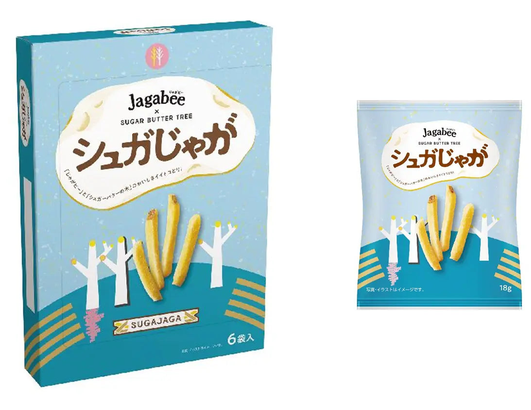 🆕【話題爆品】Jagabee × シュガーバターの木限定聯名款｜東京限定「シュガじゃが」甜鹹脆薯點心 🎉🍟🧈✨