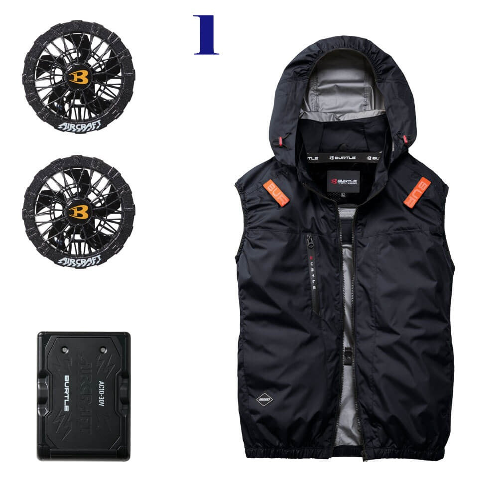 【2026最新款】BURTLE AC2094 空調服背心套組｜新型30V電池+7色風扇 UVカット遮熱-8℃ 日本直送台灣