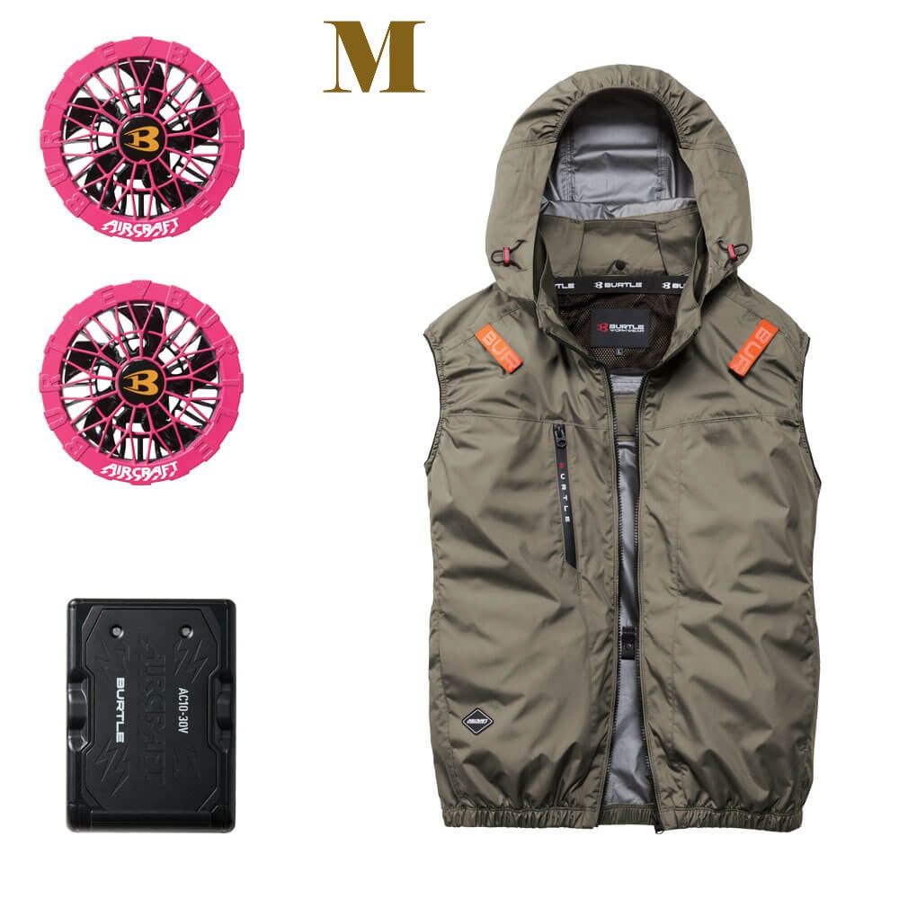 【2026最新款】BURTLE AC2094 空調服背心套組｜新型30V電池+7色風扇 UVカット遮熱-8℃ 日本直送台灣