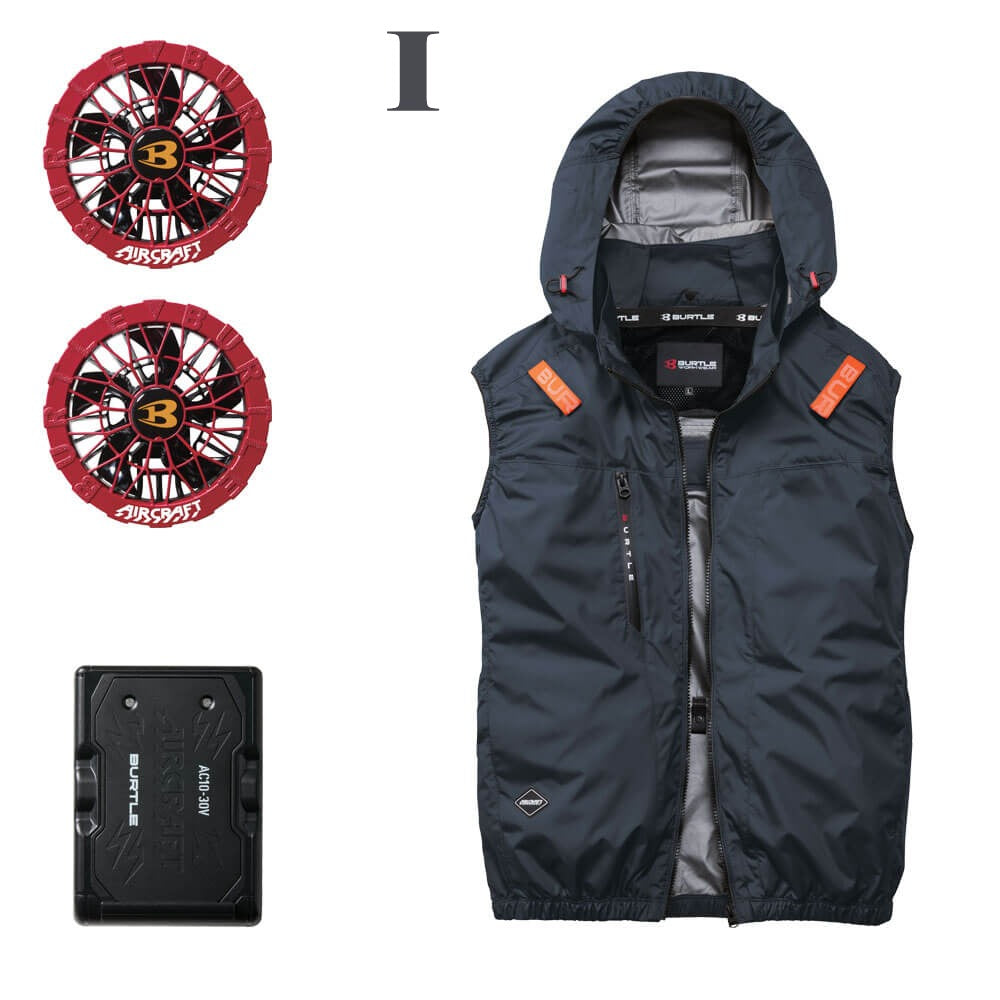 【2026最新款】BURTLE AC2094 空調服背心套組｜新型30V電池+7色風扇 UVカット遮熱-8℃ 日本直送台灣