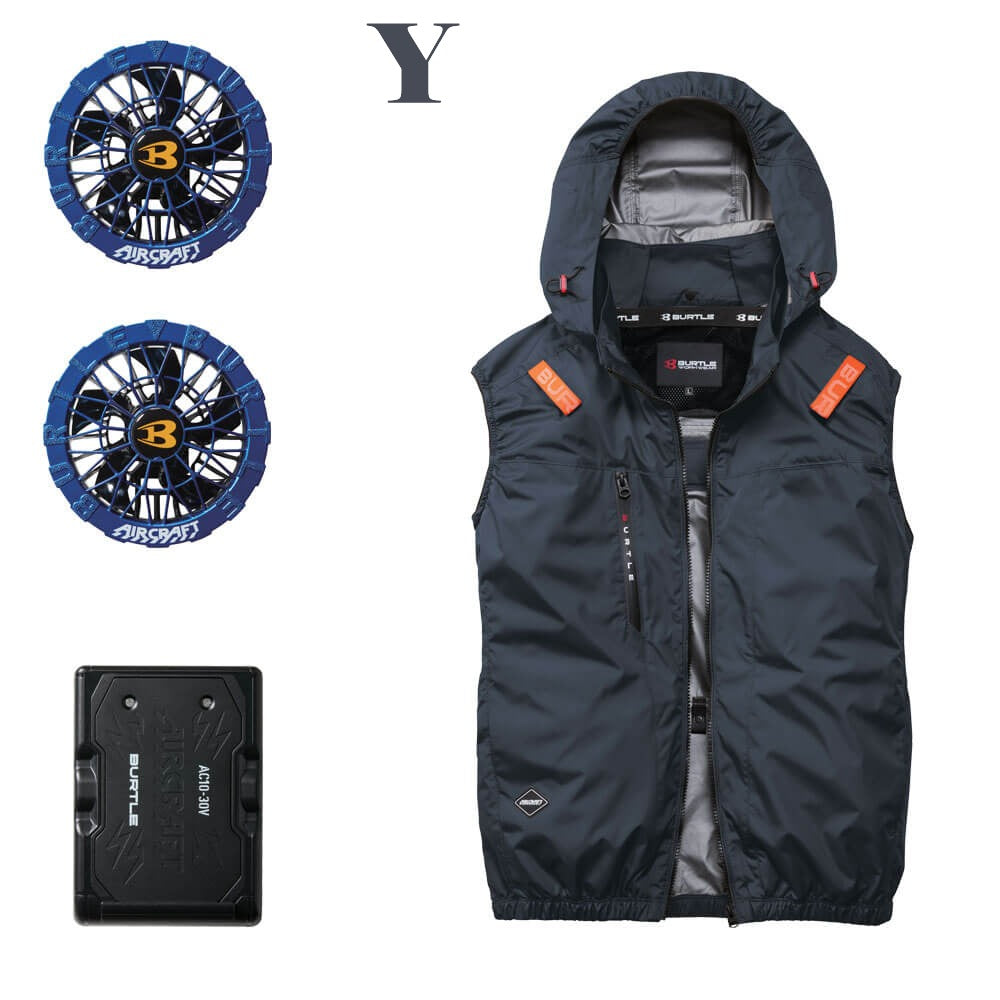 【2026最新款】BURTLE AC2094 空調服背心套組｜新型30V電池+7色風扇 UVカット遮熱-8℃ 日本直送台灣