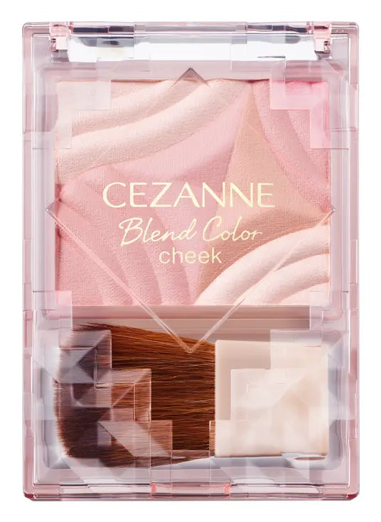 🌸 CEZANNE 漸層腮紅盤｜03櫻花千層＆H1柔光打亮（新色登場）