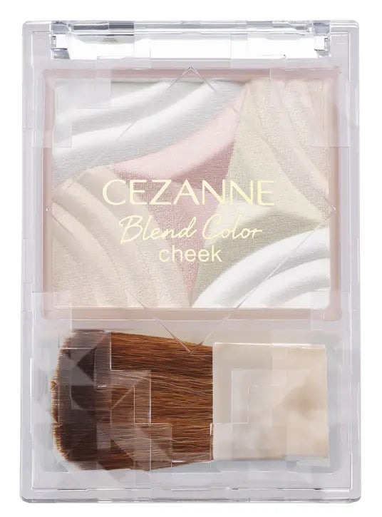 🌸 CEZANNE 漸層腮紅盤｜03櫻花千層＆H1柔光打亮（新色登場）