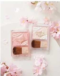 🌸 CEZANNE 漸層腮紅盤｜03櫻花千層＆H1柔光打亮（新色登場）
