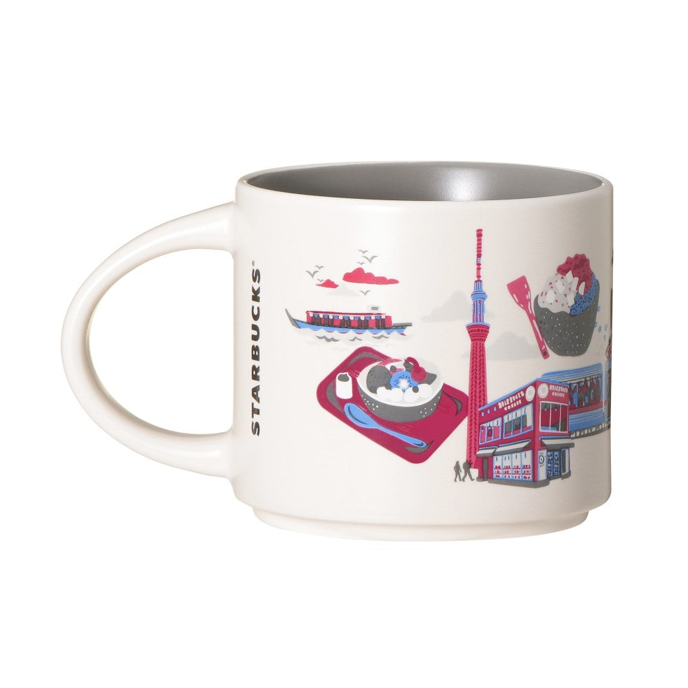 【Starbucks】Discovery Series 日本限定馬克杯｜JAPAN 紅內裡×TOKYO 灰內裡 414ml 日本直送台灣