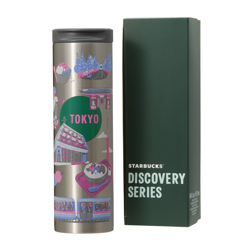 【Starbucks】Discovery Series 日本限定不鏽鋼保溫瓶｜JAPAN×TOKYO 兩款 473ml 真空雙層 日本直送台灣