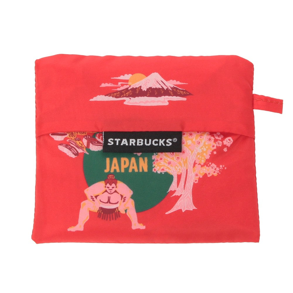 【Starbucks】Discovery Series 日本限定環保袋｜JAPAN 紅×TOKYO 灰 折疊收納 日本直送台灣