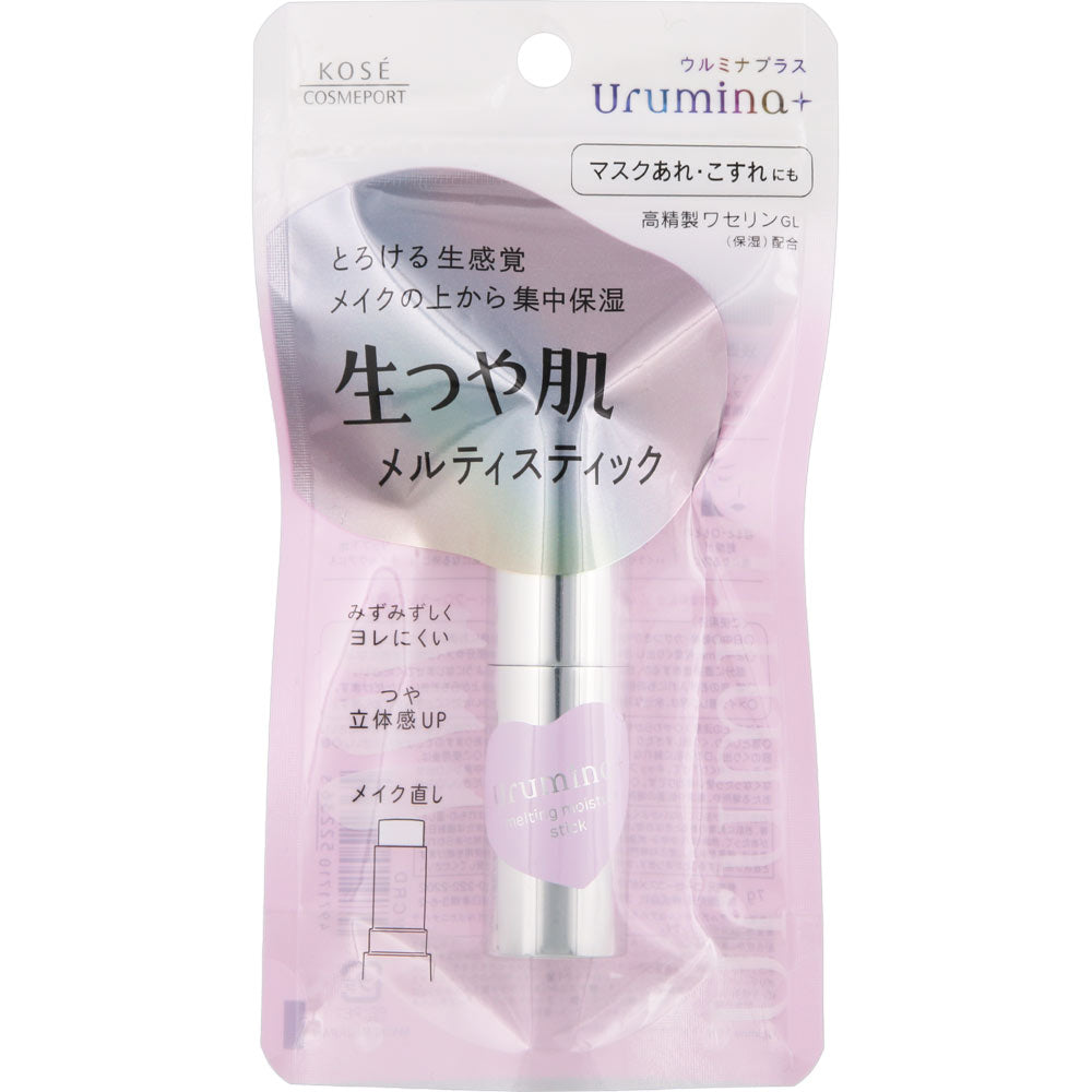 【URUMINA PLUS】生潤光澤保濕修護棒｜妝後可用｜即時補水 × 提亮立體光澤肌｜攜帶型美容液棒｜果香花調