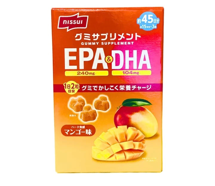 日本好市多限定NISSUI DHA&EPA 芒果風味軟糖