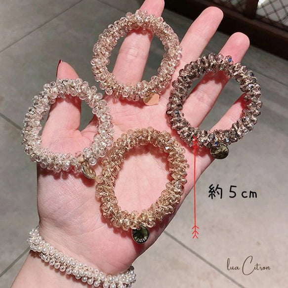 花束風格髮圈｜手工製作的日式優雅髮飾，輕盈舒適