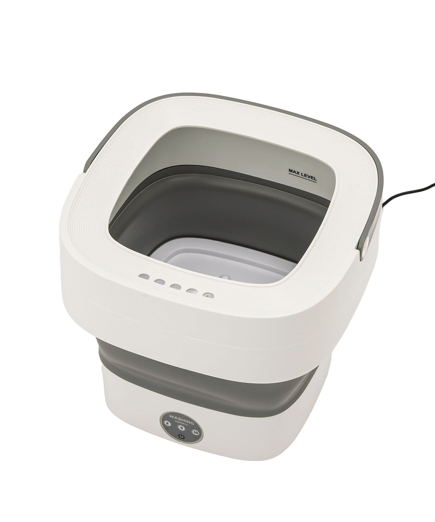 【3COINS 折疊式迷你洗衣機】小巧不佔位！嬰兒衣物、寵物用品、口罩專用｜三段洗淨模式・旅行居家必備小幫手