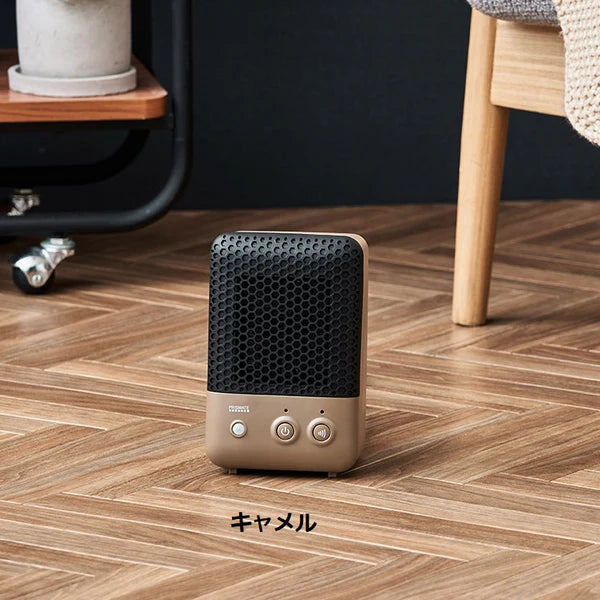 【日本PRISMATE】智慧型人感應陶瓷暖風機｜迷你暖氣機600W｜自動關機×除臭×防塵｜秋冬必備腳邊暖神器