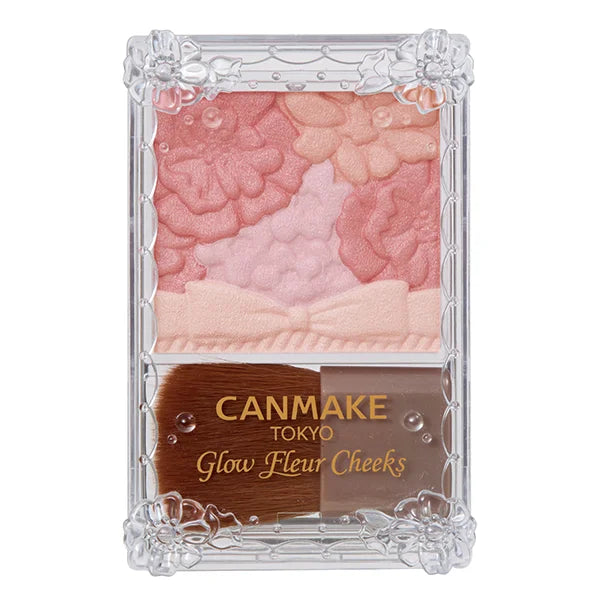 CANMAKE グロウフルールチークス 20香草玫瑰花束｜LOFT先行發售低彩度粉腮紅