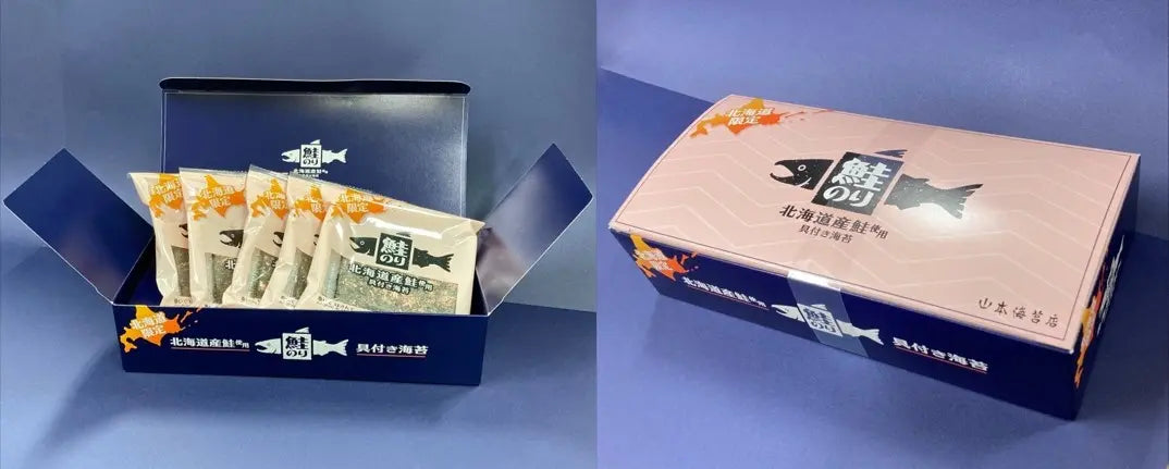 【北海道限定】鮭魚風味具付海苔｜山本海苔店秘傳調味・北海道鮭 × 香脆海苔・下酒小食/料理點綴必備