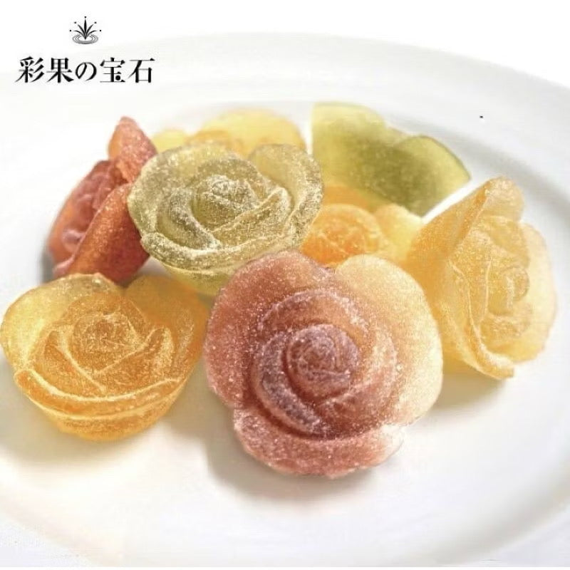 【花果寶石果凍禮盒】日系限定花缶×13種水果風味果凍｜繽紛鐵盒包裝・送禮首選・單顆獨立包裝