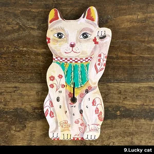 🕰️【Nathalie Lete 造型掛鐘】插畫變成時間的樣子 法國藝術家插畫 × 無秒針靜音設計｜牆上小型美術館