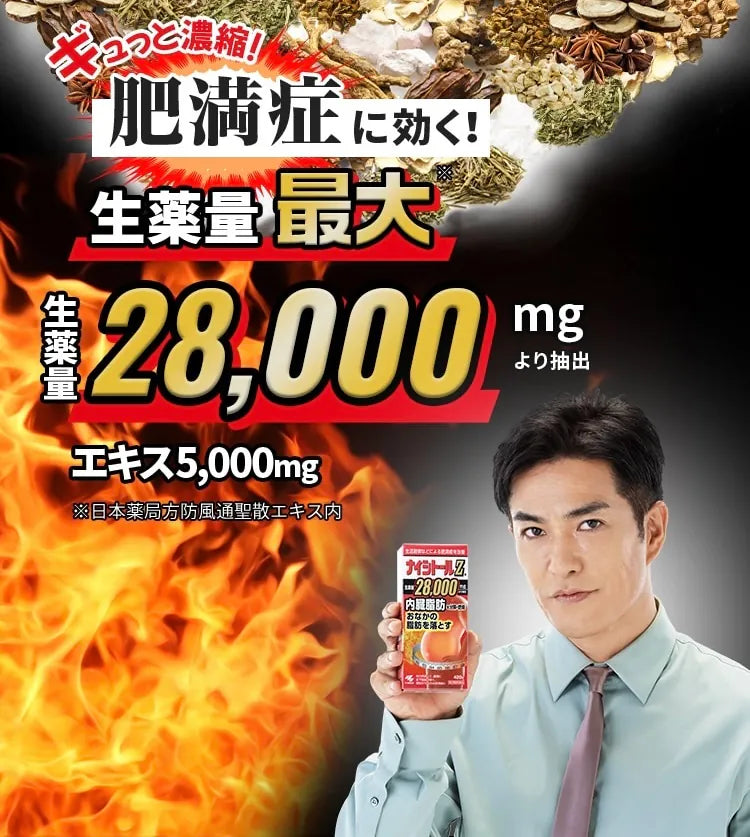 【日本熱銷🔥】小林製藥 ナイシトールZ 420錠｜燃燒內臟脂肪 × 改善代謝｜對抗中年小腹、重啟身體代謝引擎！
