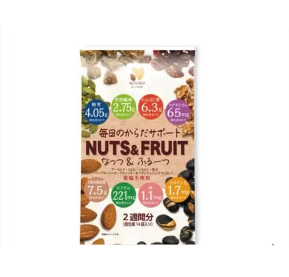 日本好市多NUT FRUITS糖質管理綜合果乾堅果