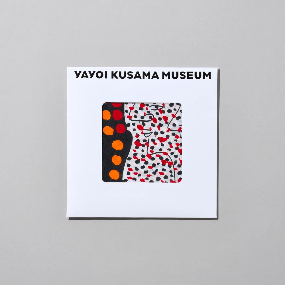 YAYOI KUSAMA STORE官方授權｜草間彌生美術館原創手帕（彩色圓點系列）