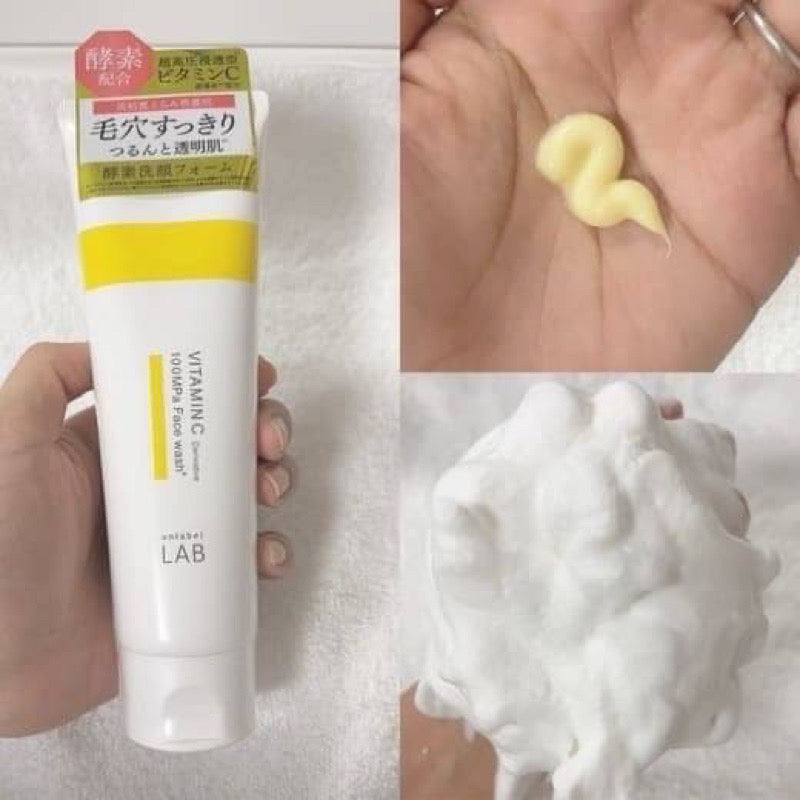 日本LAB 超高壓滲透型維他命C酵素洗面乳 130g