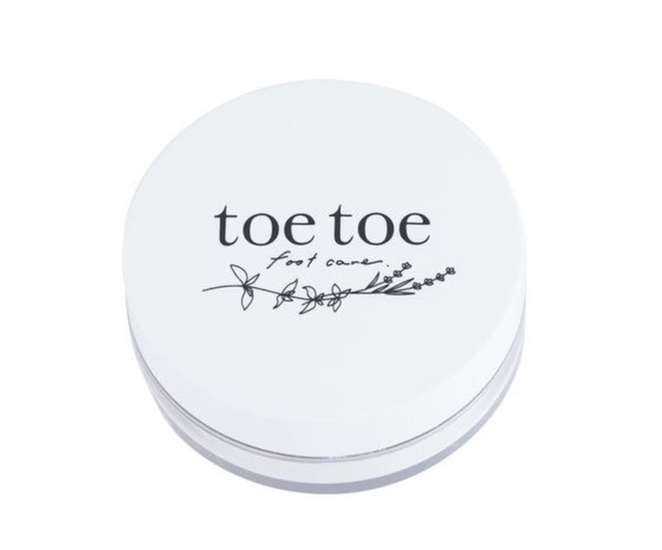 toe toe さらさら足部爽身粉｜99%天然成分，抗菌除臭，保持足部乾爽舒適