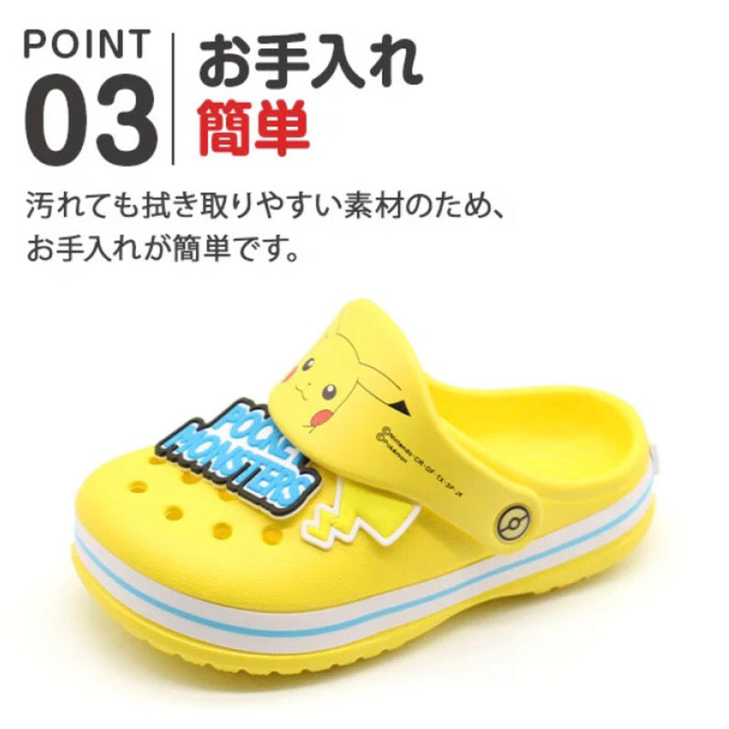 日本pokemon精靈寶可夢夏季新款 2way兒童輕便鞋