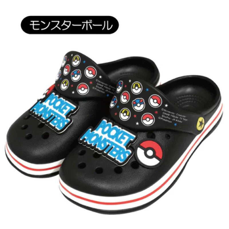 日本pokemon精靈寶可夢夏季新款 2way兒童輕便鞋