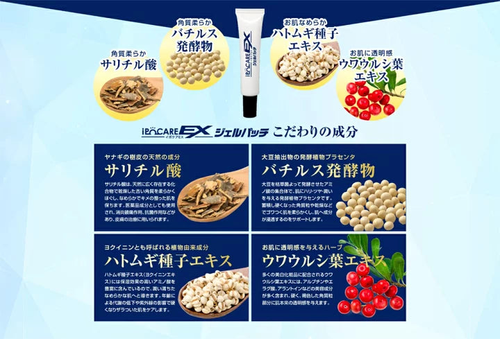 日本イポケアEX去角質粒貼布