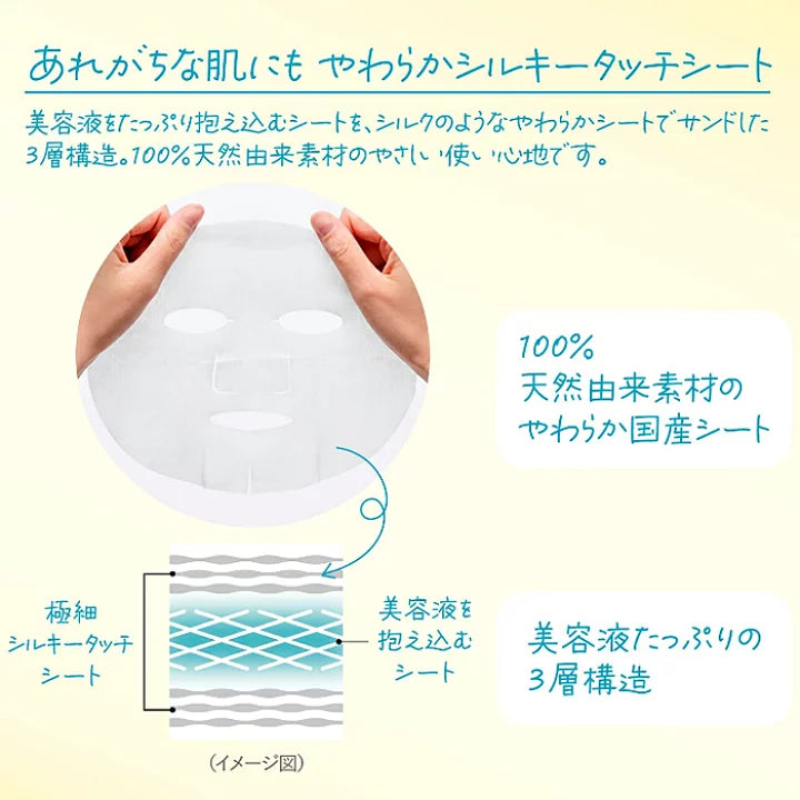 日本KOSE光映透8分鐘美容覺面膜集中調理禦荳