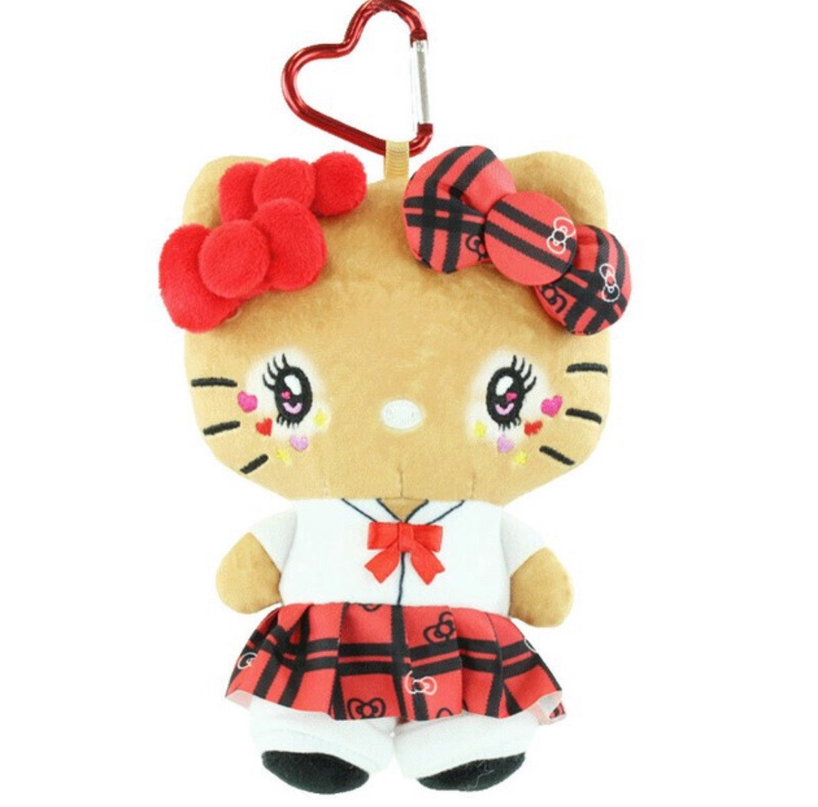 三麗鷗 ＨＥＬＬＯ　ＫＩＴＴＹ平成復古日燒造型吊飾收納包｜可愛化妝包｜雙款式可選