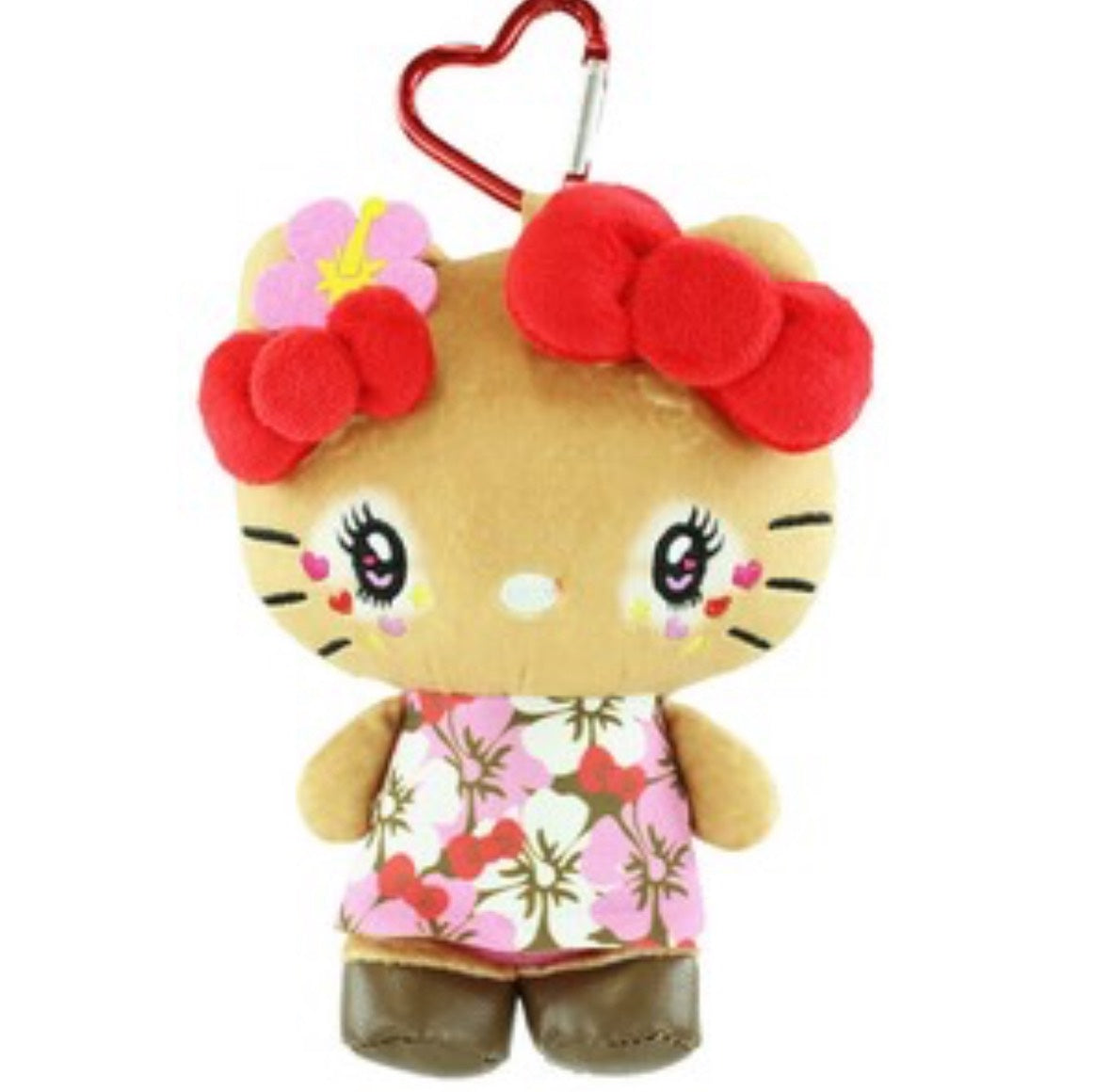 三麗鷗 ＨＥＬＬＯ　ＫＩＴＴＹ平成復古日燒造型吊飾收納包｜可愛化妝包｜雙款式可選