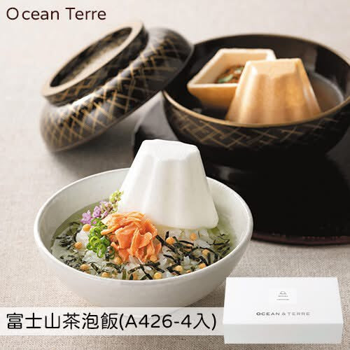 富士山Style 日本茶漬最中禮盒組｜香脆糯Q最中搭配鯛魚、鮭魚、梅子、鱈子茶泡飯｜日本直送伴手禮