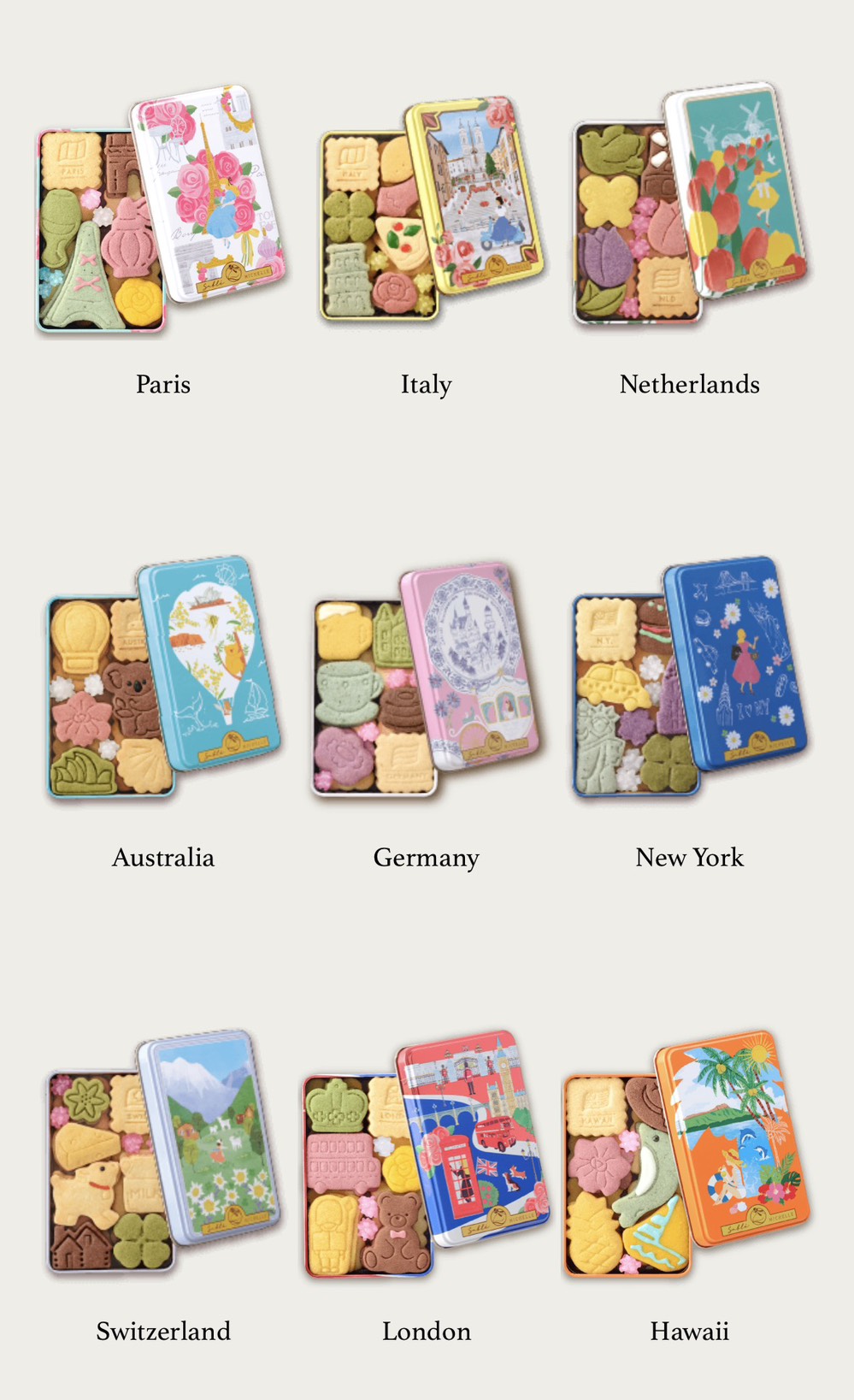 Popular Japanese souvenirs Sable MICHELLE Suble Micelle French cream city tin cake