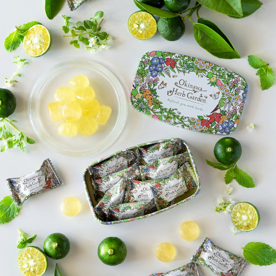 【沖繩草本糖】Okinawa Herb Garden 沖縄ハーブキャンディ｜天然草本×黑糖潤喉糖