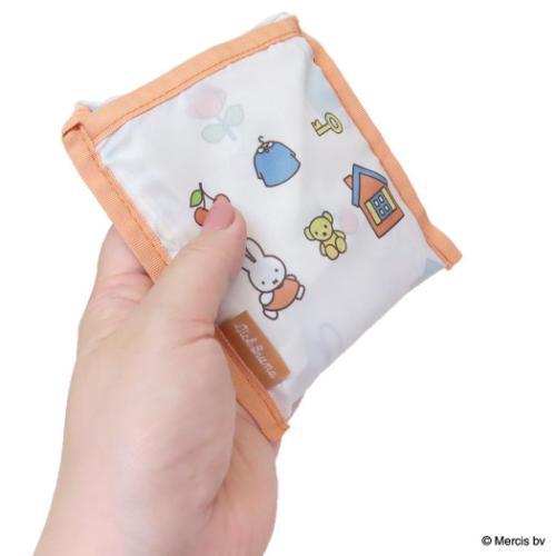 miffy 米菲小兔 折疊購物袋 S號｜迪克布魯納設計｜可愛便攜環保袋｜折疊收納超輕巧｜日本人氣限定