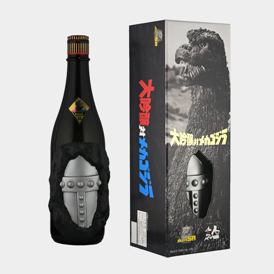 【限量1000瓶🔥】人気一 大吟釀 對 機械哥吉拉 720ml｜山田錦×哥吉拉聯名｜來自日本福島的人類智慧與怪獸力量釀成的傳說清酒