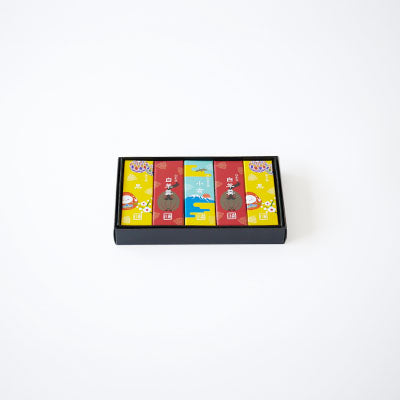 🎍【森八 迎春限定・小型羊羹 粋｜5入／10入】加賀百年和菓子名店 × 新年祝福禮盒｜黑羊羹・黑小倉・白羊羹 三種風味一次收藏！