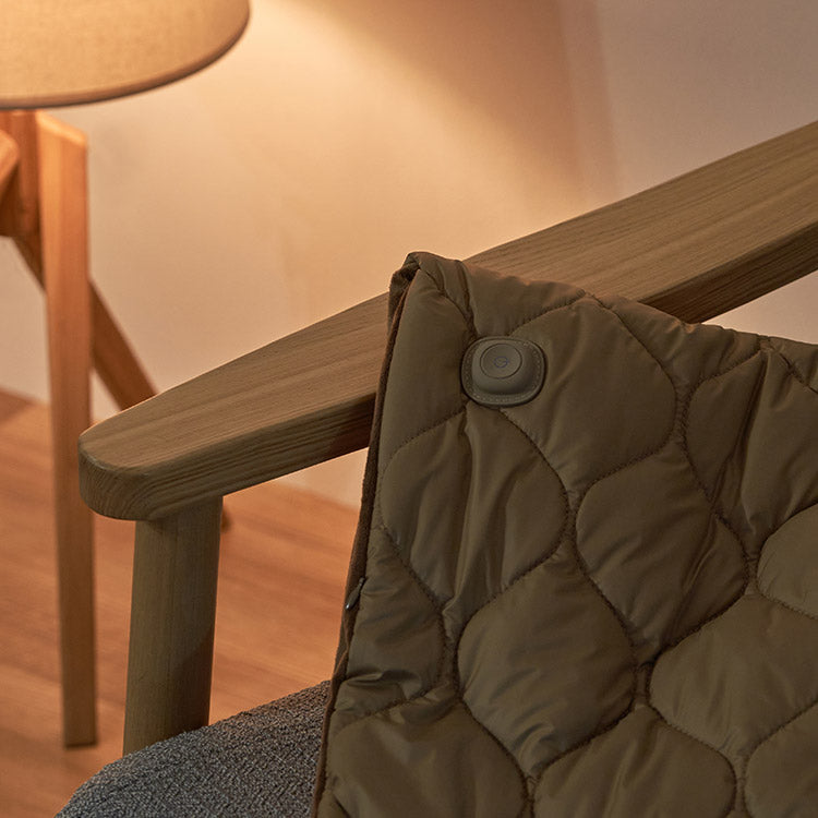 冬天神救援！2WAY可水洗USB加熱腳暖毯｜暖腳神器＋膝上小毯兩用設計｜三段溫控・自動斷電安心又暖心