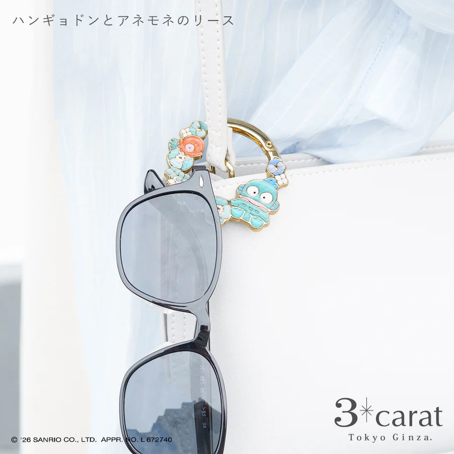 🌸【日本直送】3carat × 三麗鷗 花圈造型包包掛飾｜大人のサンリオ・附禮品包裝（9款角色）